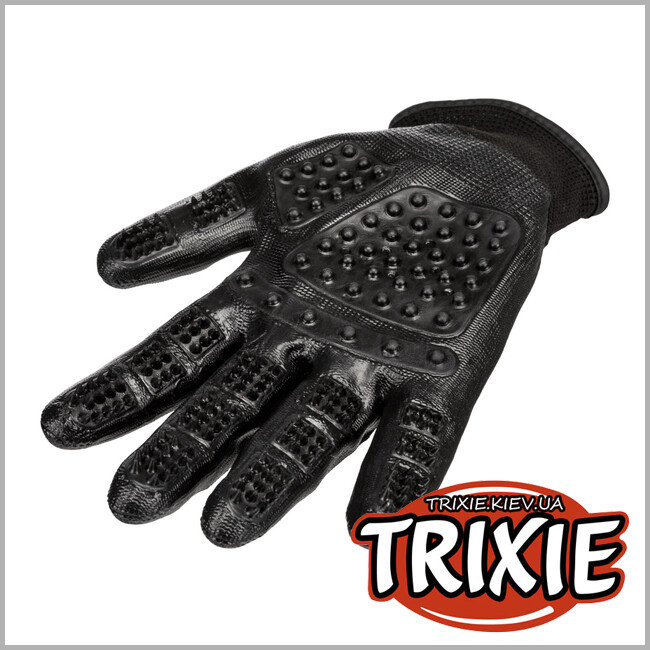 ТРИКСИ Украина - Перчатка д/ухода за мехом TRIXIE (нейлон/резина,16х23см, 1пара)