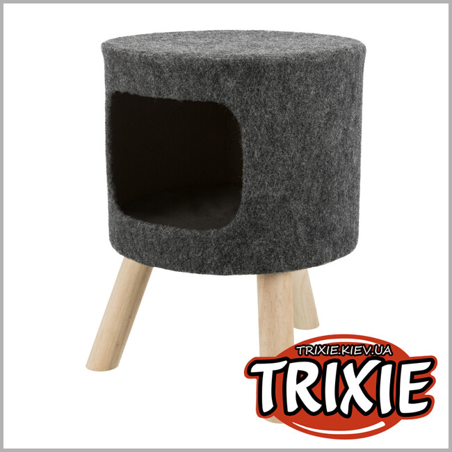ТРИКСИ Украина - Лежак-пещера Senta-TRIXIE (фетр, 38х50 см, антрацит)