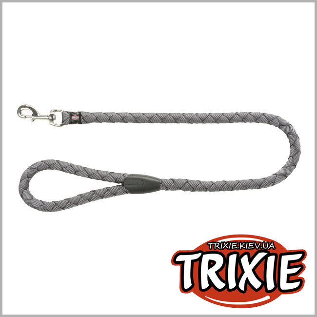 ТРИКСИ Украина - Поводок Trixie 143416 "Cavo", для животных S-M: 1.00м/12мм, графит