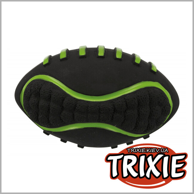 ТРИКСИ Украина - Мяч пищалка регби TRIXIE (латекс, 11 см)