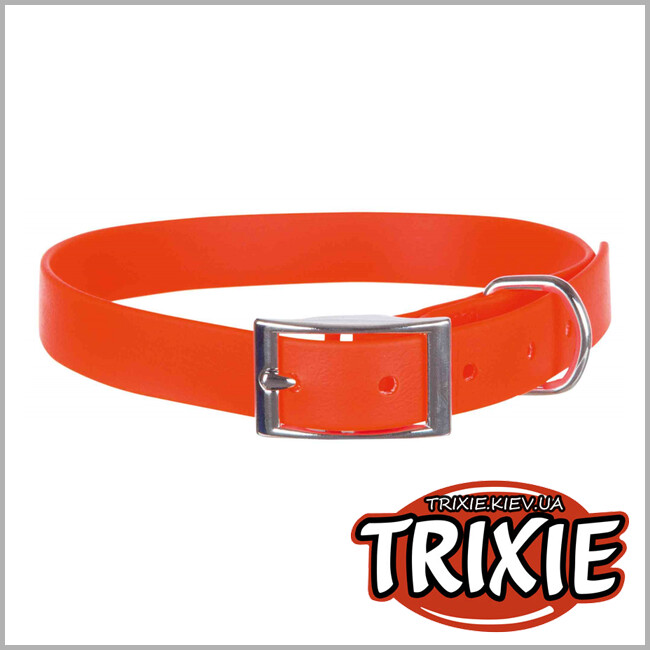 ТРИКСИ Украина - Ошейник Easy Life-TRIXIE  (L: 51–59 см/25мм, оранжев.неон)