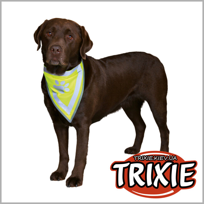 ТРИКСИ Украина - Бандана светоотражающая для собак TRIXIE (светоотражающая 43–60см)