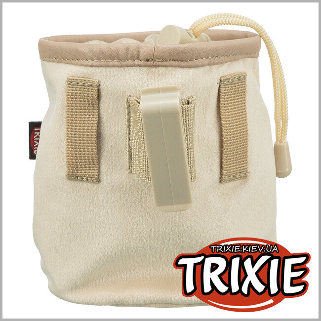 ТРИКСИ Украина - Сумка для лакомства Trixie 32288 (замша) на пояс с клипсой, 9х14см