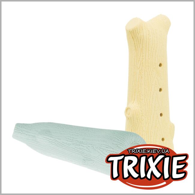 ТРИКСИ Украина - Игрушка ветка шуршащая Trixie Junior Rustling Branch (каучук шелестит 10см)