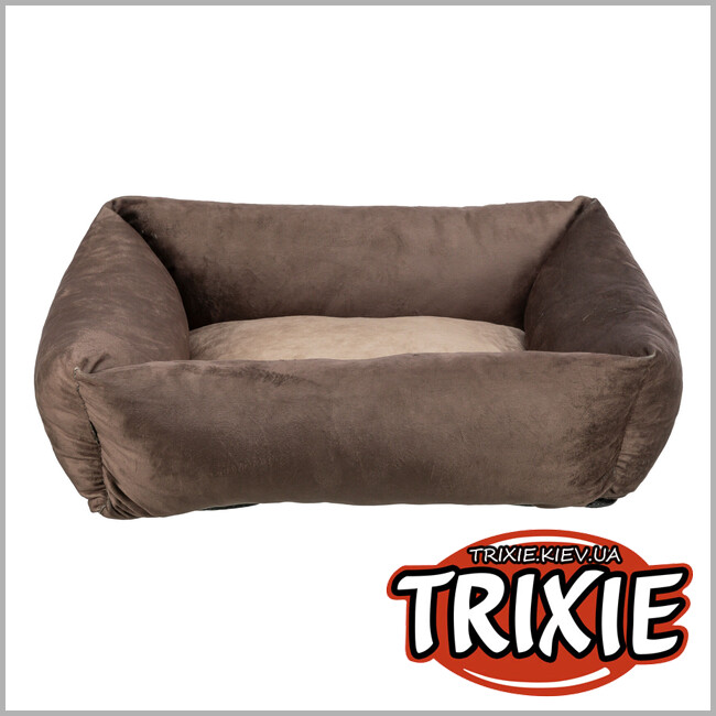 ТРИКСИ Украина - Лежак для собак Trixie 37777 "Lionel" (переработанный флис), 105х80см, коричневый/беж