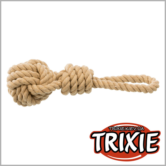 ТРИКСИ Украина - BE NORDIC игровой канат с узлом  Trixie (хлопок 7 / 20 см)