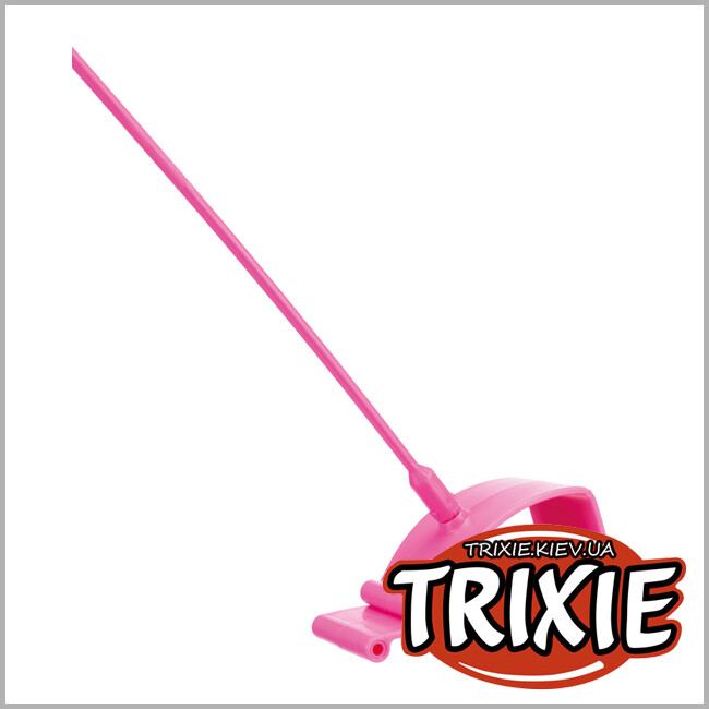 ТРИКСИ Украина - Игрушка-кормушка TRIXIE на дверь (9 см/190 см, с перьями/розовая)