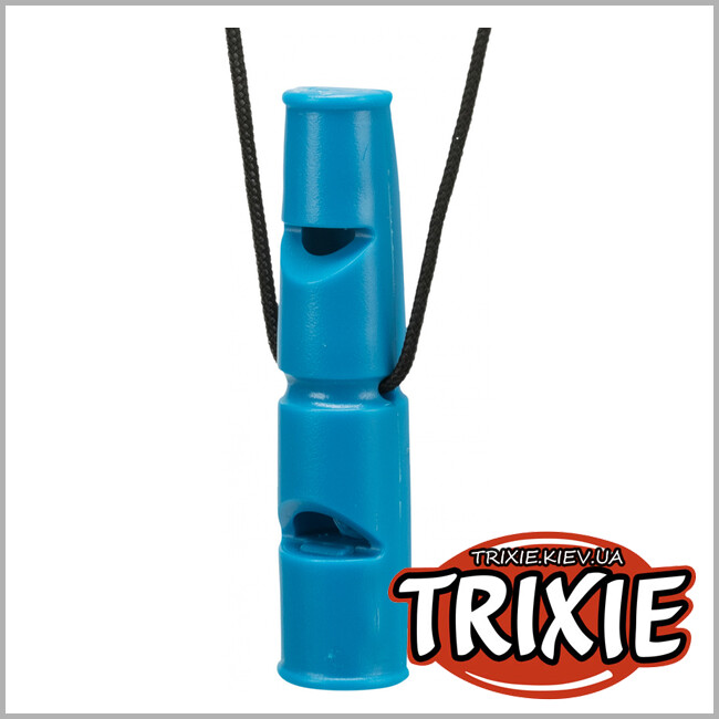 ТРИКСИ Украина - Свисток двухтональный  TRIXIE (пластик, 7.5см)