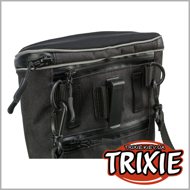 ТРИКСИ Украина - Сумка для лакомства Trixie 32294 "Duo Treat", 20х20х5см, антрацит