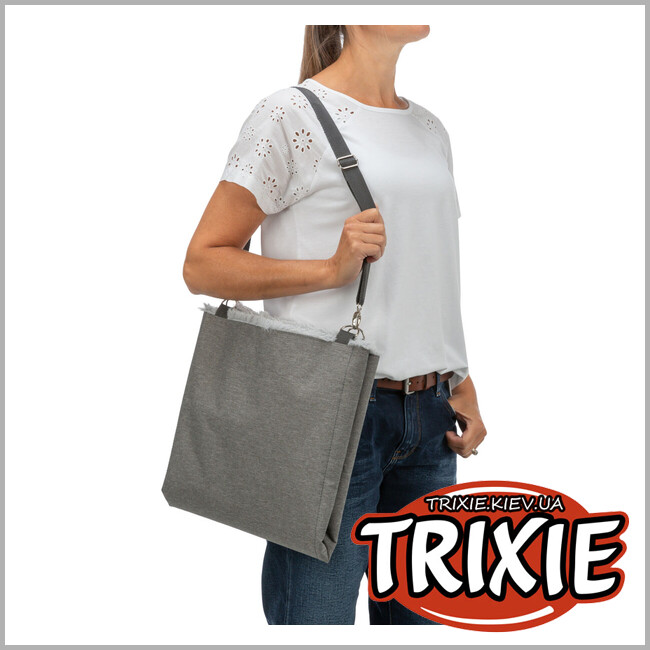 ТРИКСИ Украина - Дорожное одеяло для животных Trixie 28235 "Amy", 150х100см, серый