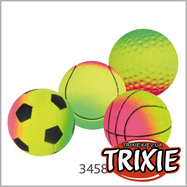 ТРИКСИ Украина - Набор мячей для собак TRIXIE (7см,17шт)