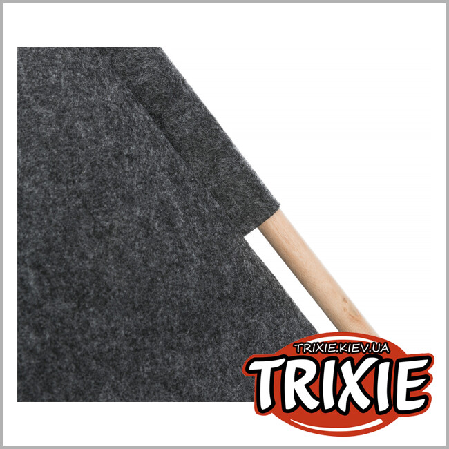 ТРИКСИ Украина - Лежак-вигвам Tipi-TRIXIE (войлок, 55х65х55см,антрацит)