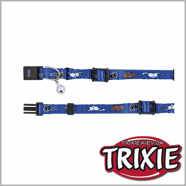 ТРИКСИ Украина - Ошейник для котят TRIXIE - нейлон, с рисунком