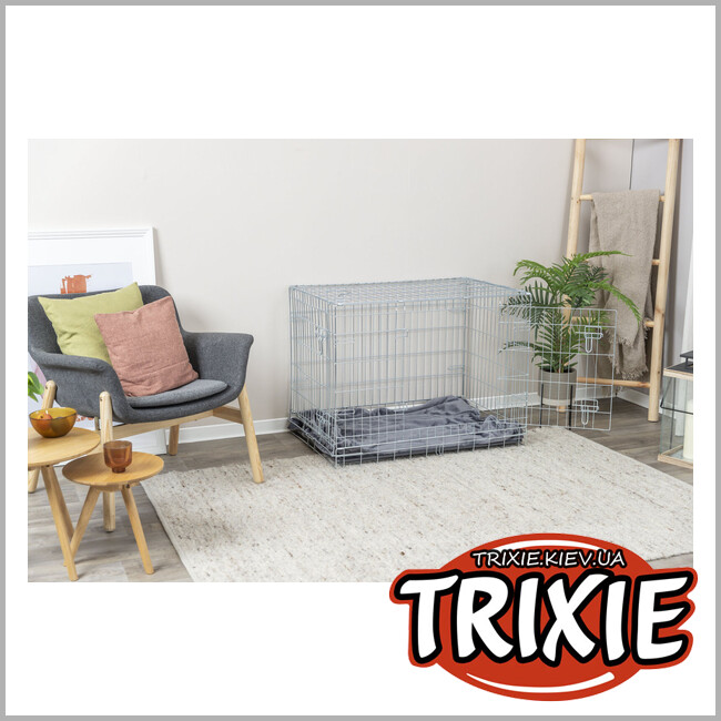 ТРИКСИ Украина - Клетка переносная металлическая для животных Trixie 3924 "Home Kennel" 93*69*62см