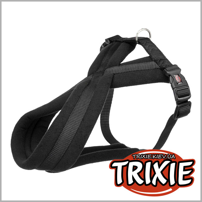 ТРІКСІ Україна - Шлей Premium-TRIXIE (S: 35-65 см/20 мм, чорний)