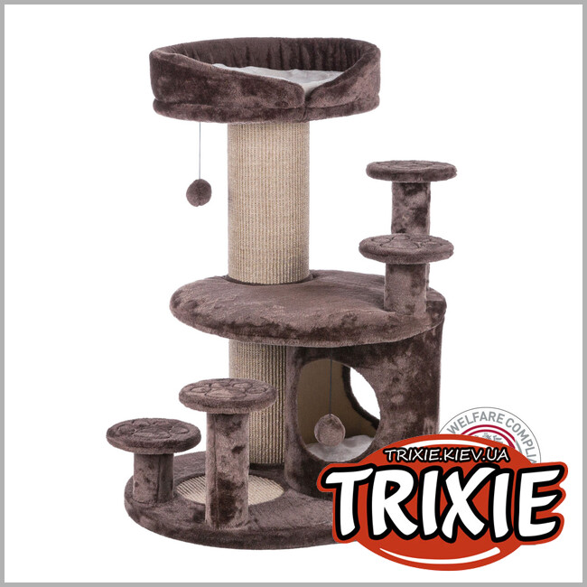 ТРІКСІ Україна - Будиночок-драпак Trixie 44930 "Emil", 96см,коричнев/беж