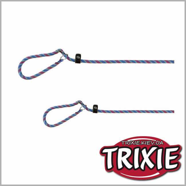 ТРИКСИ Украина - Поводок-удавка для собак TRIXIE - Mountain Rope (Размер:1,70 м / 13 мм, Цвет: синий, нейлон)