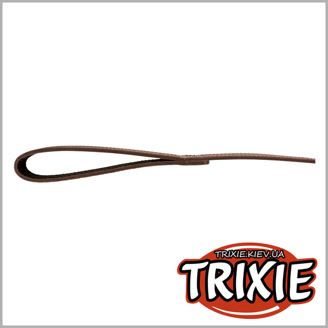ТРИКСИ Украина - Поводок Native-TRIXIE ( Размер S–M: 1.00м/15мм, капучино, кожа)