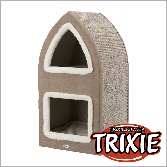 ТРИКСИ Украина - Драпак-башня TRIXIE Marcy (38 х 38 х 75см, крем/коричневый)