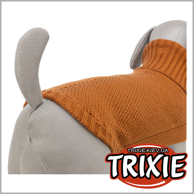 ТРИКСИ Украина - Пуловер для собак Trixie 680157 CityStyle "Berlin", М: 50см, ржавчина