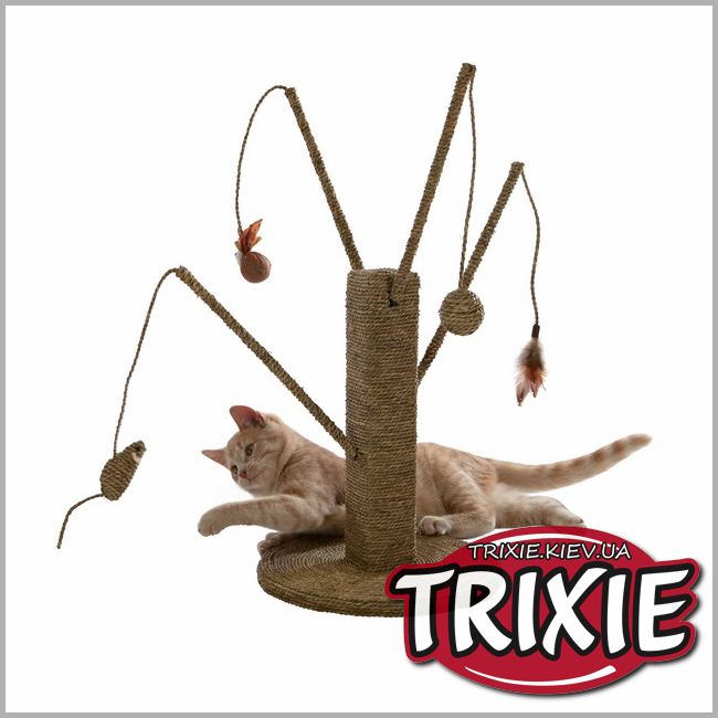 ТРІКСІ Україна - Кігтеточка з вудками для кішки TRIXIE