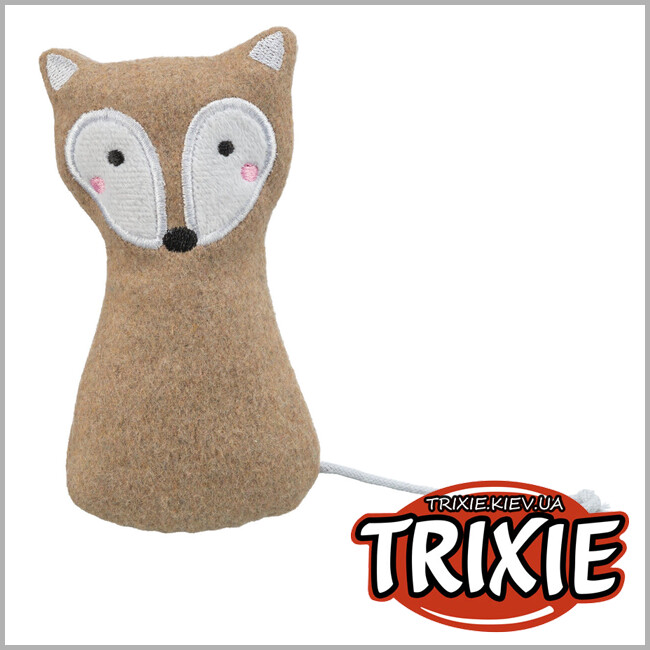ТРИКСИ Украина - Игрушка для животных Trixie 45666 "Лиса" (ткань), 13см