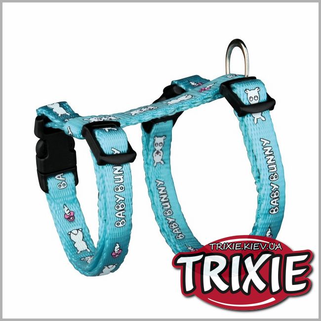 ТРИКСИ Украина - Шлейка с поводком для крольчат TRIXIE (20-33 см/8 мм)