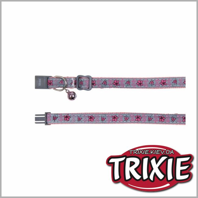 ТРИКСИ Украина - Ошейник  с отражателем  Trixie Collar  Reflecting  (с колокольчиком)