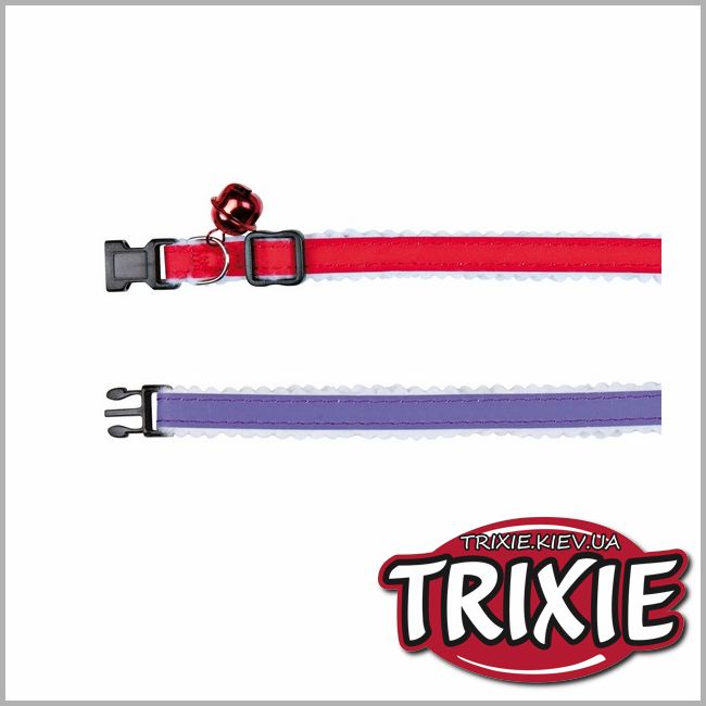 ТРИКСИ Украина - Ошейник для кошки TRIXIE - с отражателем, пластик