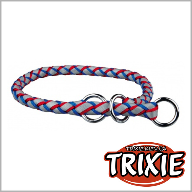 ТРИКСИ Украина - Ошейник-удавка для собак TRIXIE - Cavo (Размер:47–55см/o18см, Цвет:синий/красный)