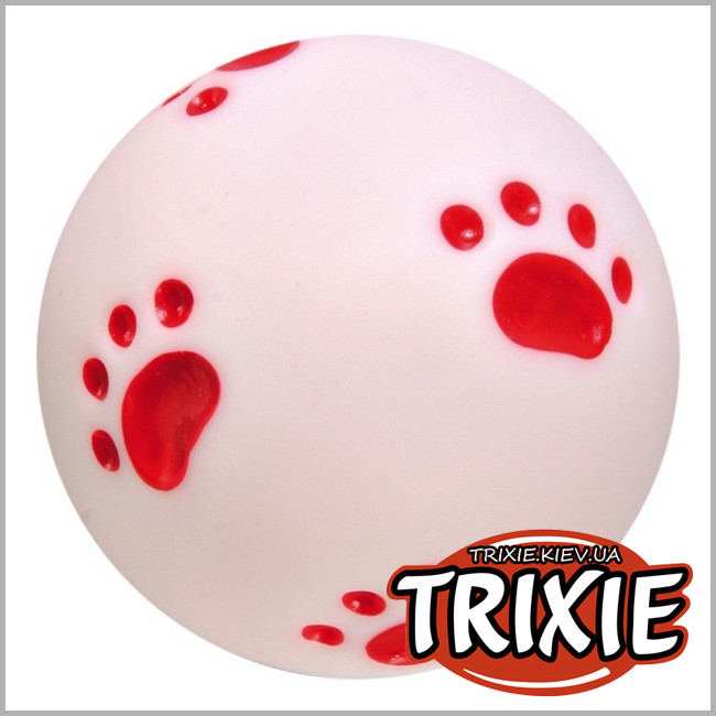 ТРИКСИ Украина - Виниловый мяч для собак TRIXIE (винил / звук 10см)