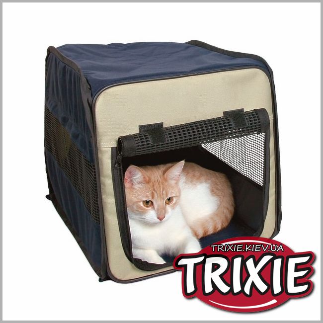 ТРИКСИ Украина - Сумка транспортная складная  Trixie Dog Crate Twister (78х50х35см)