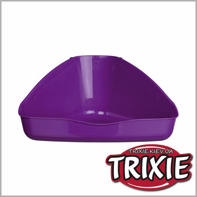 ТРІКСІ Україна - Кутовий туалет для гризунів TRIXIE (Розмір: 45 × 21 × 30 см)