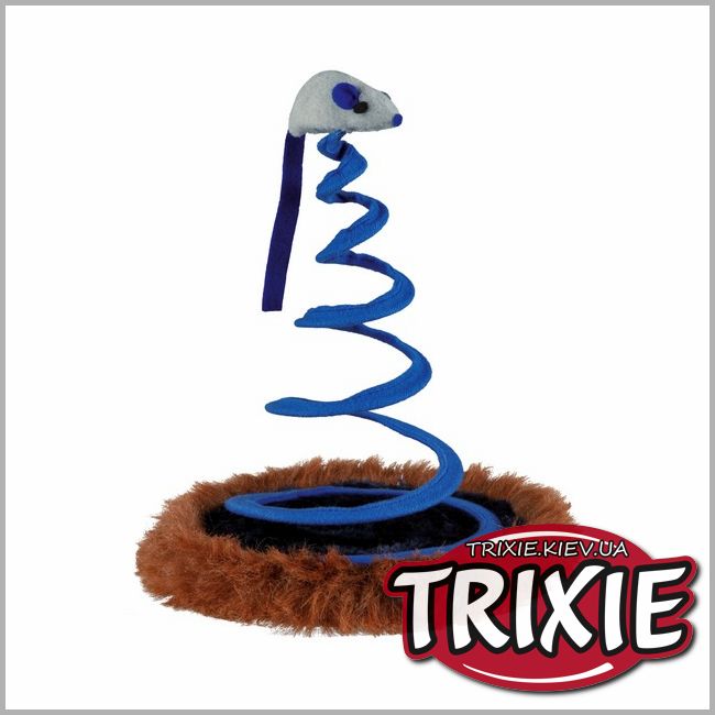 ТРІКСІ Україна - Миша для кішки TRIXIE - на синій пружині