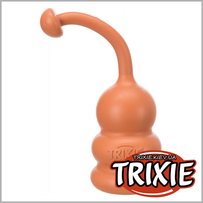 ТРІКСІ Україна - Еко-іграшка з ремінцем для собак Trixie (9 см / 16 см.)