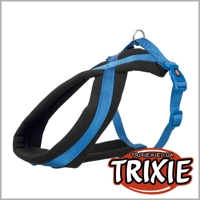 ТРІКСІ Україна - Шлей Premium-TRIXIE (45-80 см/25 мм, синій)