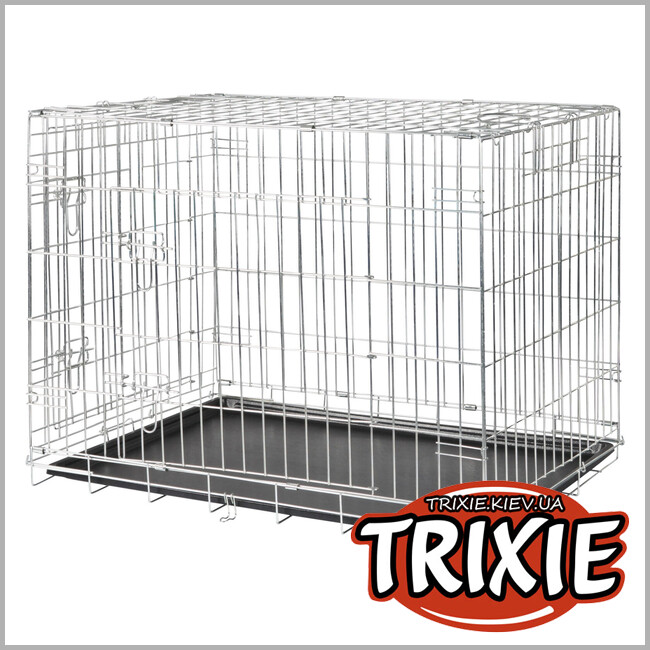 ТРИКСИ Украина - Клетка переносная металлическая для животных Trixie 3924 "Home Kennel" 93*69*62см