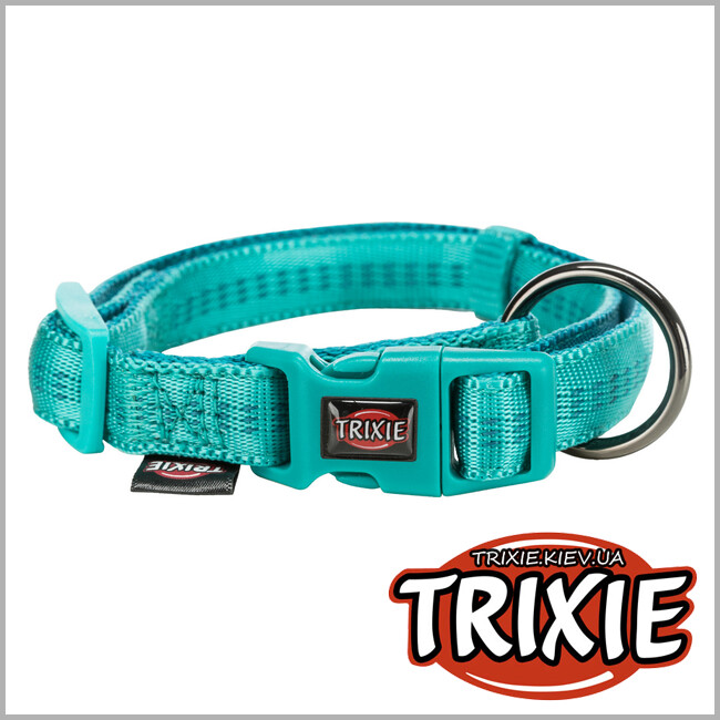 ТРИКСИ Украина - Ошейник Softline Elegance-TRIXIE (XS-S: 25-35см/15мм, океан/петроль)