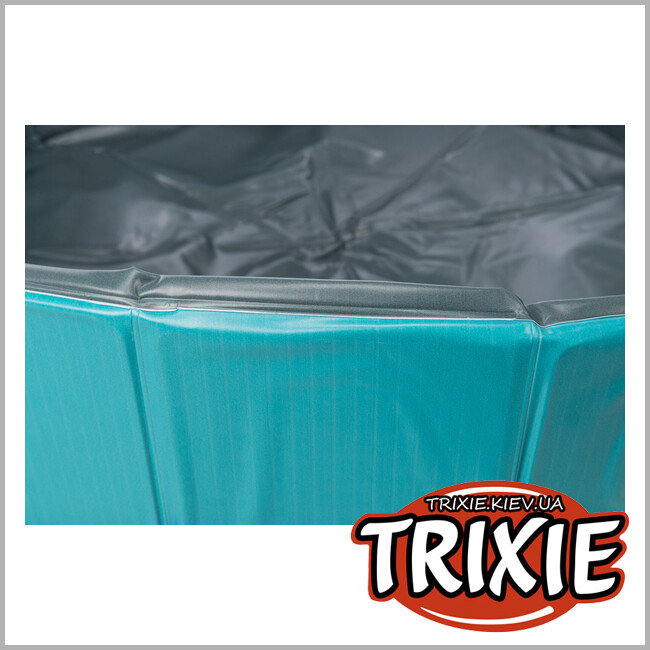 ТРИКСИ Украина - Бассейн для собак, Trixie 39482 120х30см, петроль/серый