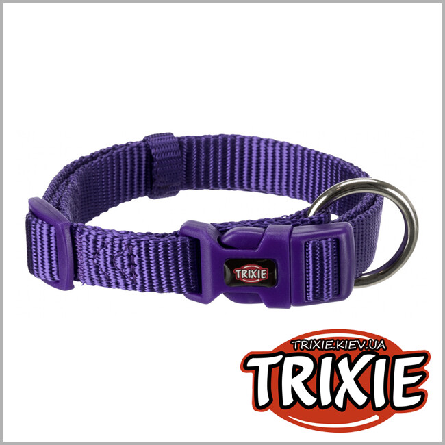 ТРИКСИ Украина - Ошейник Premium-TRIXIE (30–45см/15мм, фиолет)
