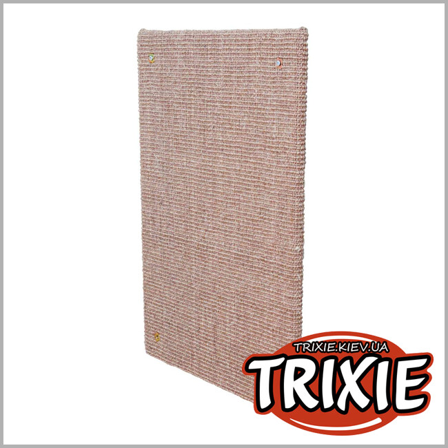 ТРІКСІ Україна - Дряпка для котів Trixie 43166 XXL настінна сизаль/фліс сіро-коричнева 50х70 см