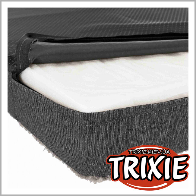 ТРИКСИ Украина - Ортопедическая раскладывающаяся подушка TRIXIE (120 × 85 см. Цвет: темно-серый/светло-серый)