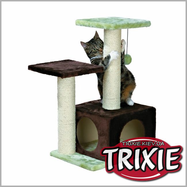 ТРИКСИ Украина - Домик для кошки  TRIXIE - Valencia(Высота: 71см, цвет: коричневый)