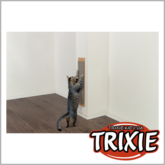 ТРІКСІ Україна - Драпак - дошка для котів Trixie 43182 , 11х56 см, сірий