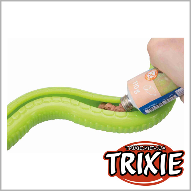 ТРИКСИ Украина - Игрушка змея для лакомств TRIXIE ( термопластичная TRP резина 42 см)