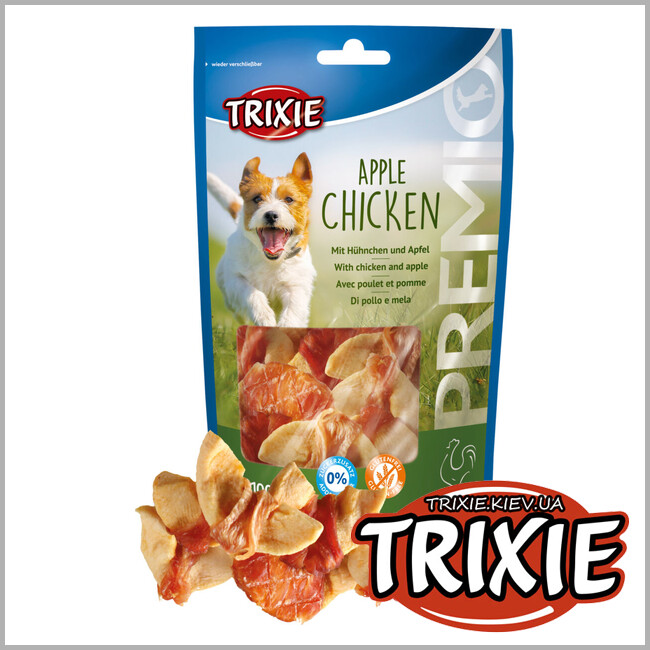 ТРИКСИ Украина - Лакомство для собак Trixie 31593 PREMIO Apple Chicken курица и яблоко 100г