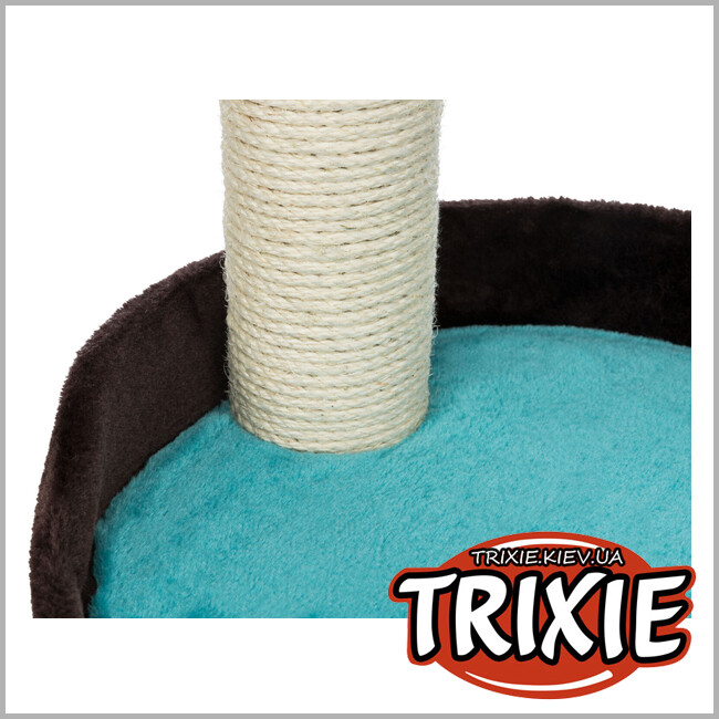 ТРІКСІ Україна - Будиночок-драпак для котів Trixie 43870 "Lugo", 103см, коричнев/бірюзовий