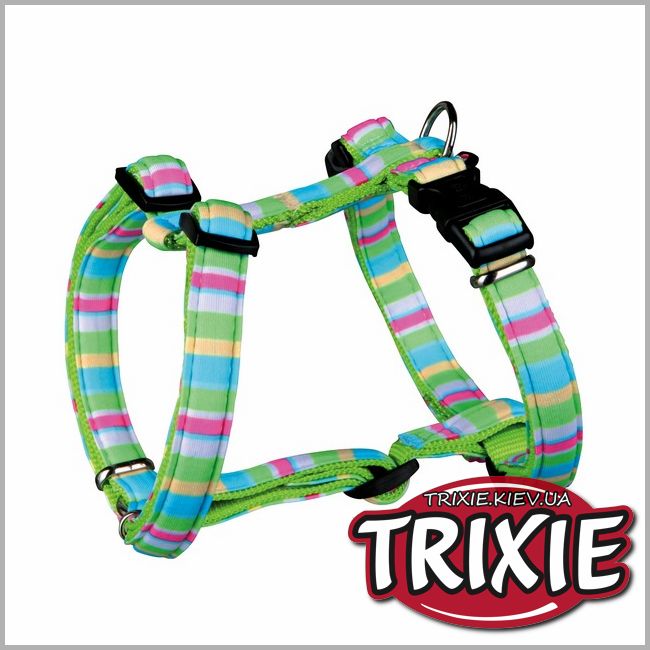 ТРИКСИ Украина - Шлейка нейлоновая для собак TRIXIE - Impression (Размер: 40-65 см /15 мм)