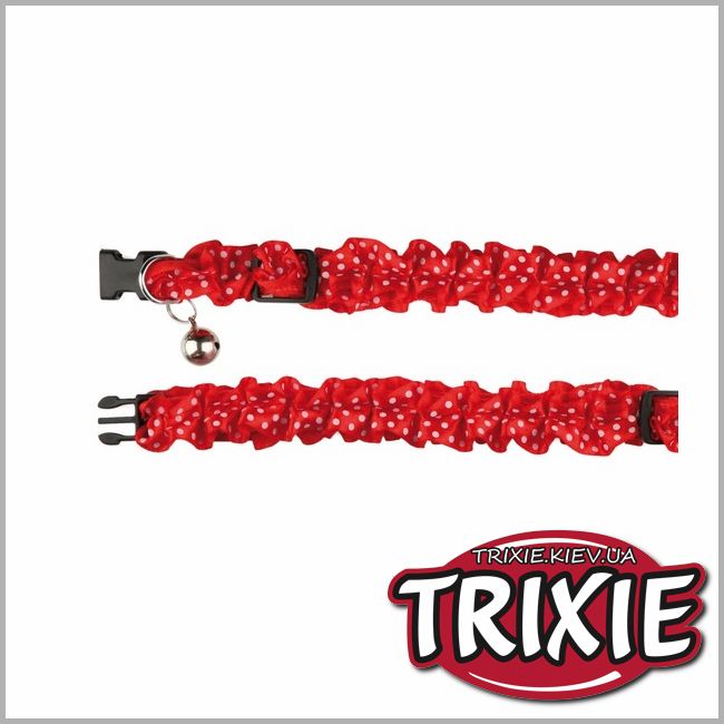 ТРИКСИ Украина - Ошейник для кошки TRIXIE - с рюшками