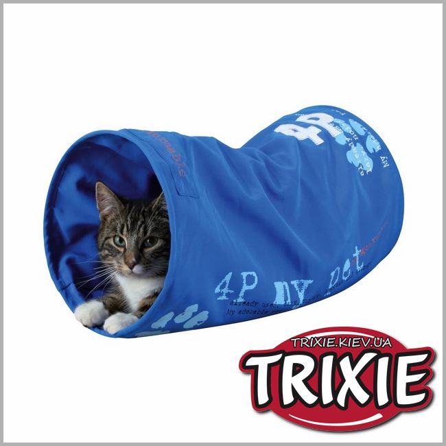 ТРИКСИ Украина - Туннель для кошки  TRIXIE - 4Р (Цвет: синий)